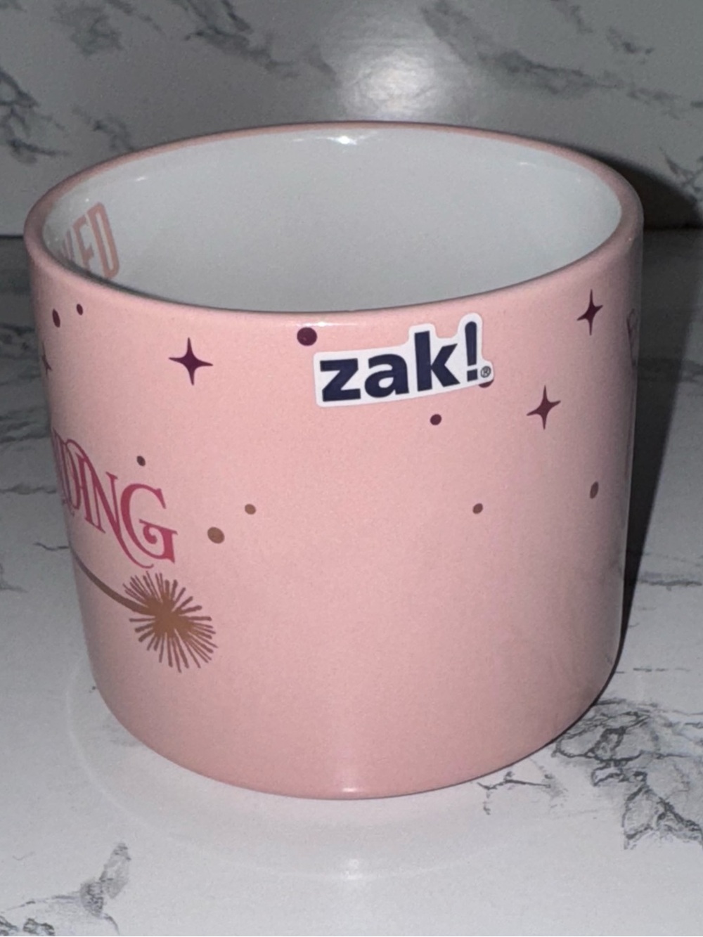 Zak Designs 15 fl oz Modern Wicked Mug Pink - Picture 2 of 5